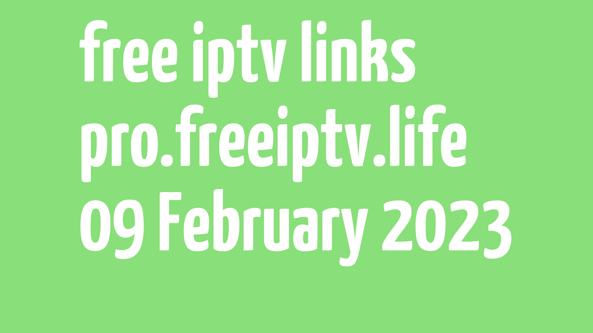 free iptv links 080223